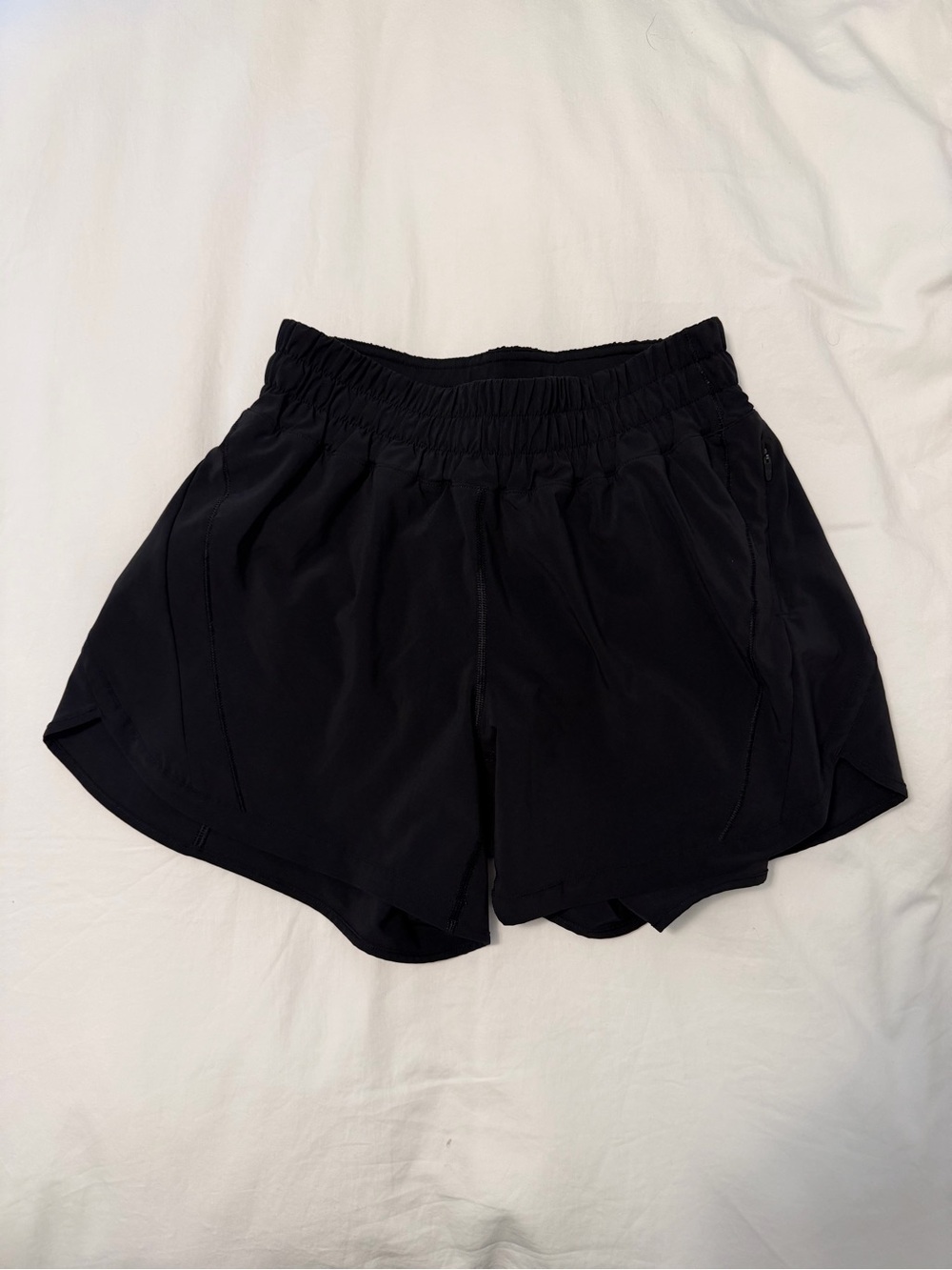 lululemon athletica Black Athletic Shorts with Elastic Waistband